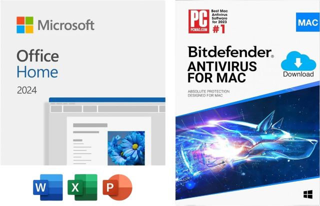 Microsoft Office 365 Personal wih Antivirus 1 Year Software Download - Windows