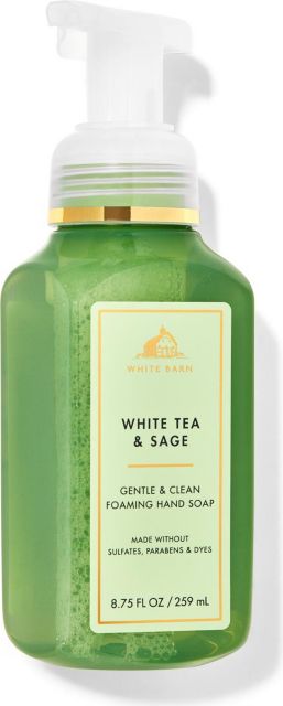 White Tea & Sage Scented Foaming Hand Cleanser