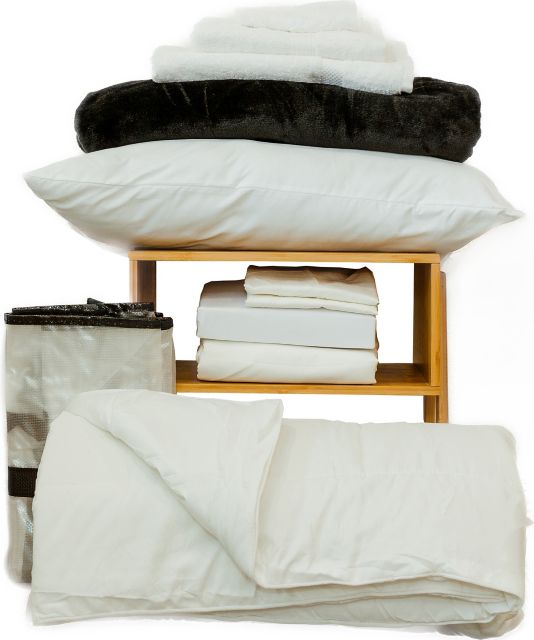 Deluxe 17pc Bedding Bundle in Triangle pattern, Twin XL, includes Bonus Kitchenware Set - Ships in 10 to 14 business days