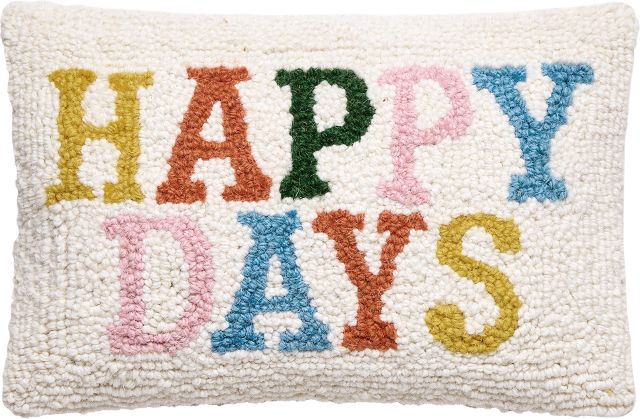 Happy Days Hook Pillow