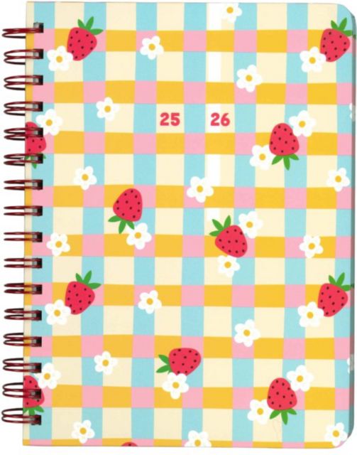 Pierre Belvedere Academic Year 25/26 GINGHAM STRAWBERRY