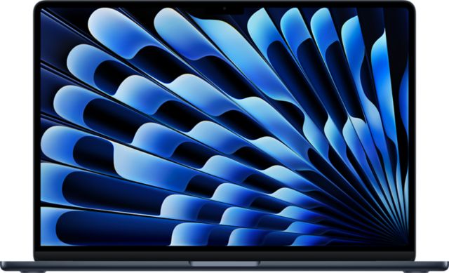 Apple - 15-inch MacBook Air: Apple M4 chip Built for Apple Intelligence - 24GB Memory - 512GB SSD - Midnight