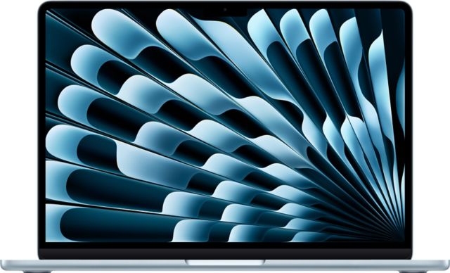 Apple 13-inch MacBook Air: Apple M4 chip with 10-core CPU and 10-core GPU, 24GB, 512GB SSD - Sky Blue - with AppleCare +
