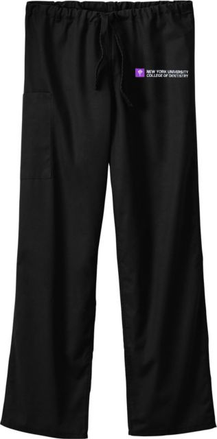 NYU College of Dentistry Unisex Drawstring Scrub Pants 2XL-5XL