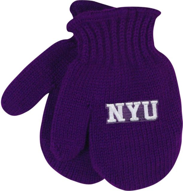 New York University Infant/Toddler Knit Mittens