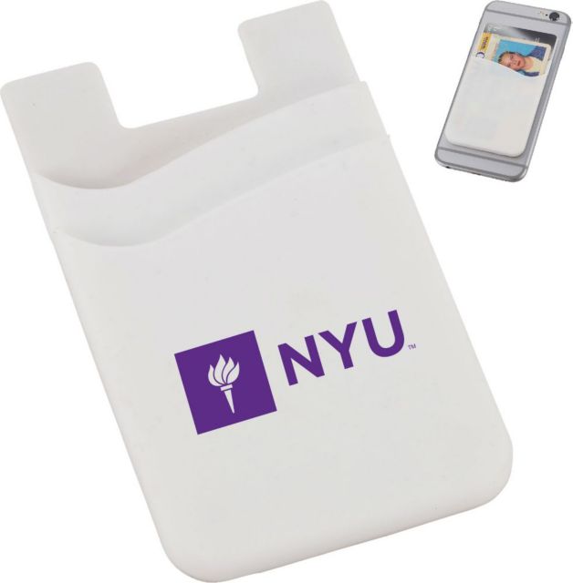 New York University Silicone Card Wallet