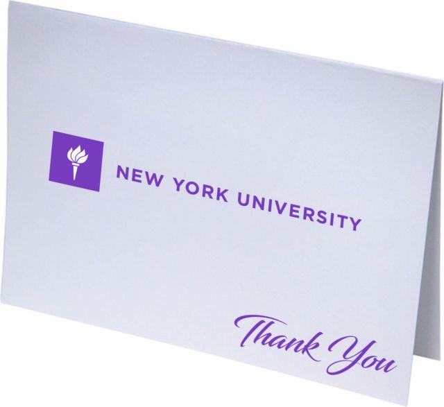 New York University Thank You Notecard - 10 Pack