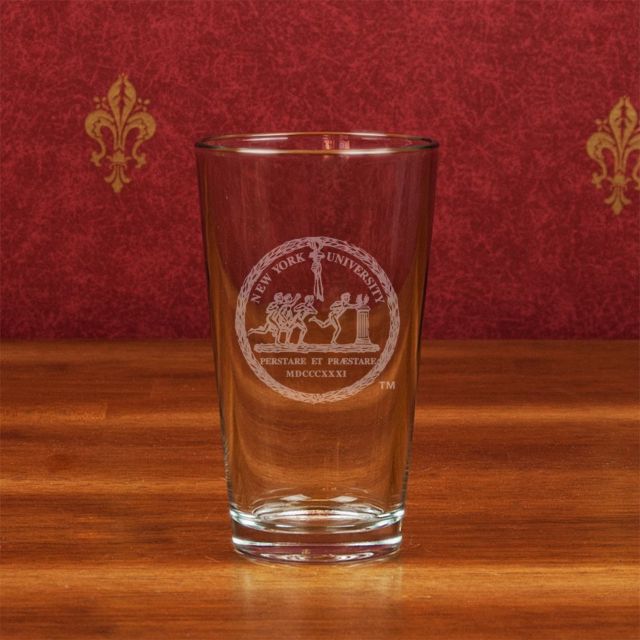 New York University 16 oz. Mixing Glass