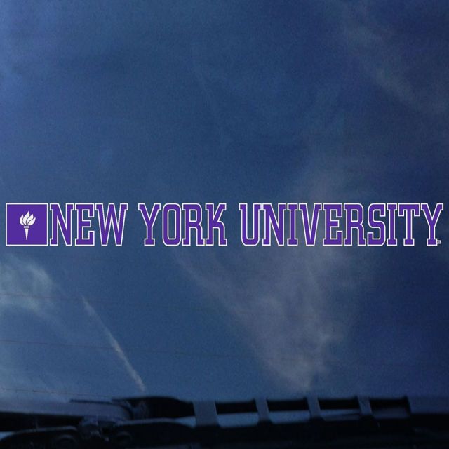 New York University Strip Decal