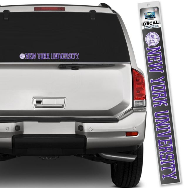 New York University Strip Decal