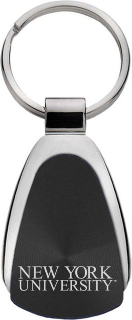 New York University Teardrop Keychain