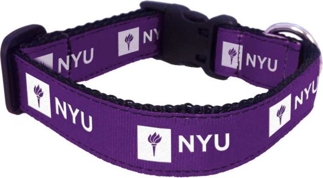 New York University Dog Collar