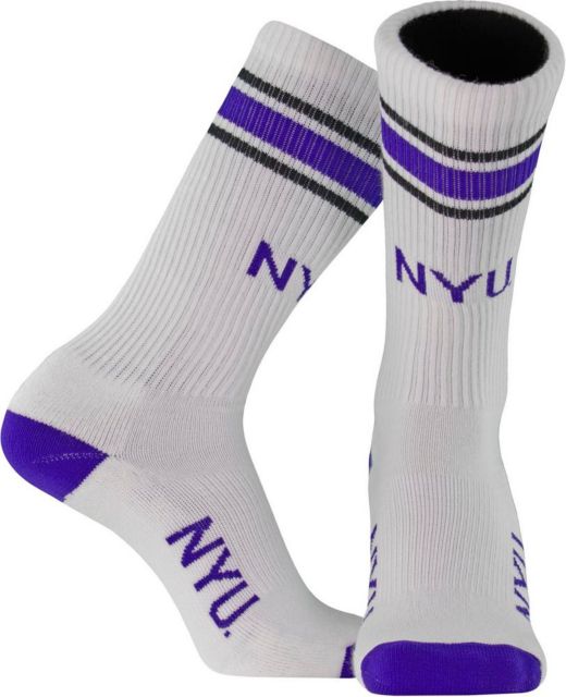 New York University Crew Socks