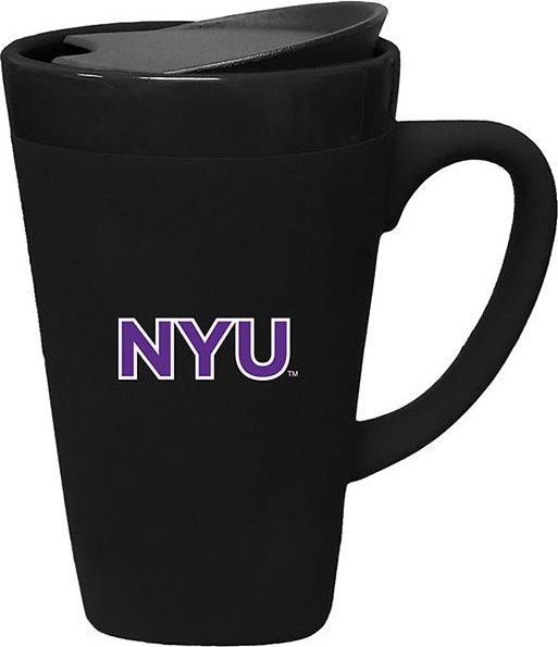 MUG 16OZ CERAMIC S/BLACK/    .