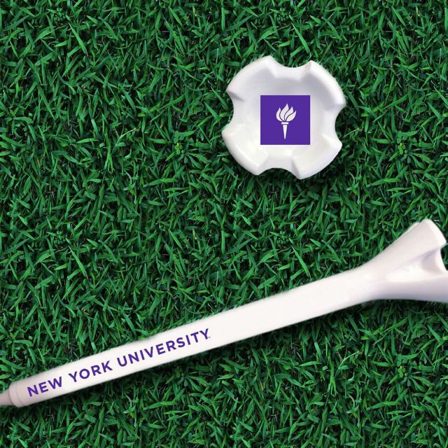 New York University 8 Pack Golf Tee.