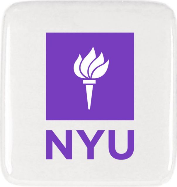 New York University Square Celluloid Magnet