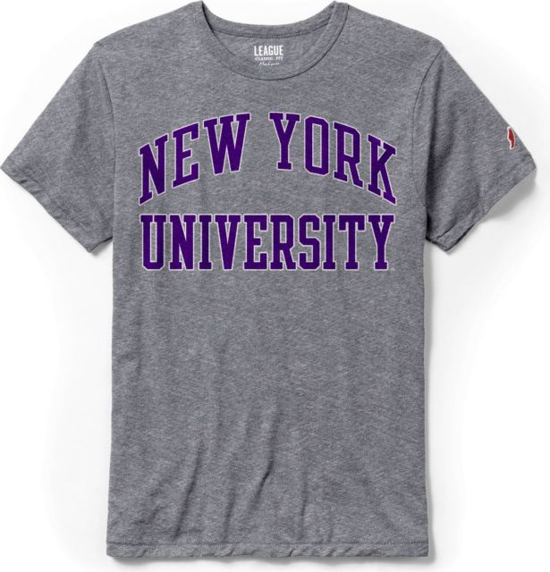 New York University Victory Falls T-Shirt | League Collegiate Wear | Fall Heather | XLarge