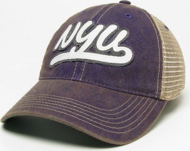 New York University Trucker Patch Cap