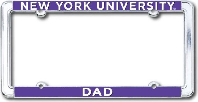 New York University License Plate Frame