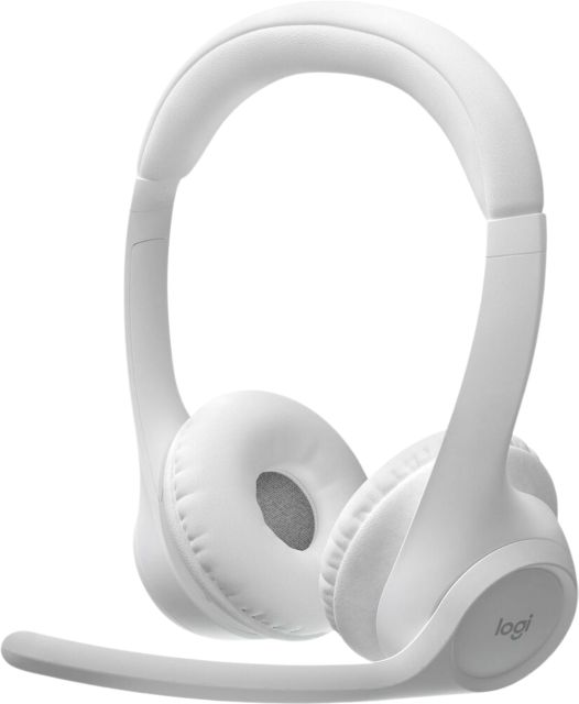 LOGITECH ZONE 300 WIRELESS BLUETOOTH HEADSET with NOISE-CANCELLING MICROPHONE in OFF-WHITE