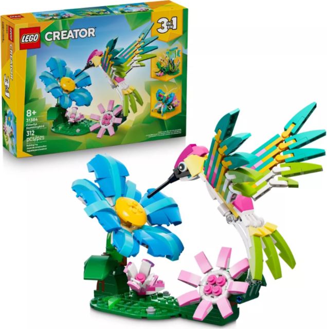 LEGO Creator 3 in 1 Colorful Hummingbird
