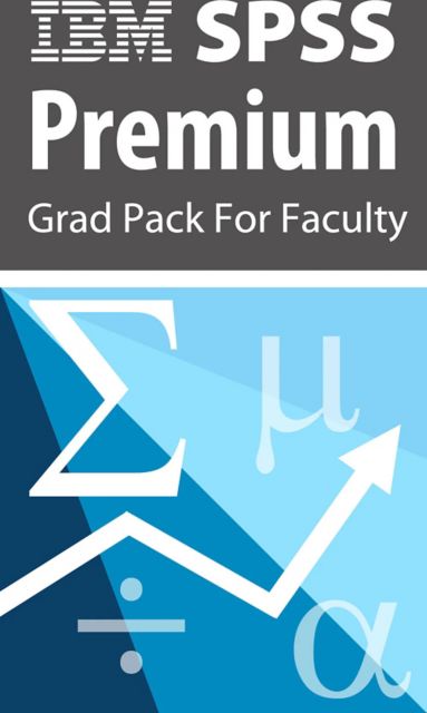 IBM SPSS Statistics Premium for Faculty Grad Pack v.30 - Windows - 12 MO.