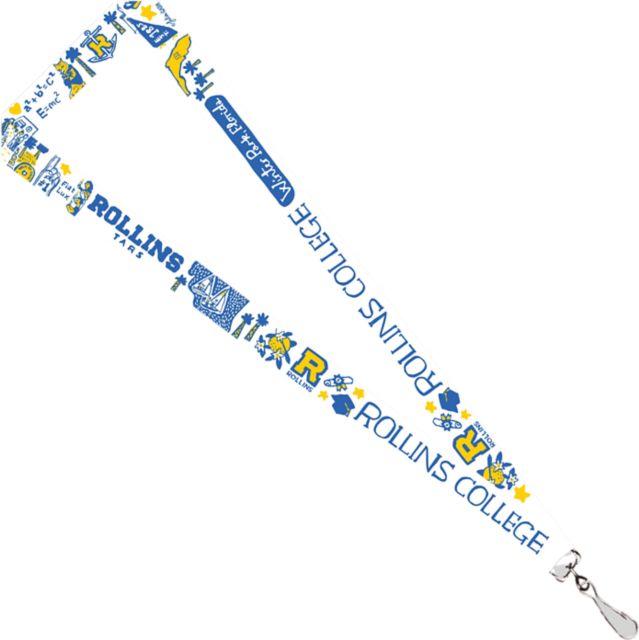Rollins College Julia Gash 3-4'' Satin Lanyard