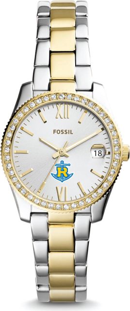 Fossil Scarlette Mini Three-Hand Date Two-Tone Stainless Steel Watch - ONLINE ONLY