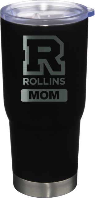 22 oz Matte Black Stainless Steel Tumbler Mom