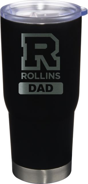 22 oz Matte Black Stainless Steel Tumbler Dad
