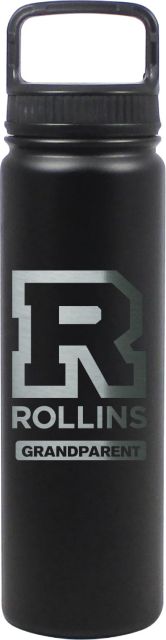 24 oz Matte Black Stainless Steel Water Bottle Grandparent