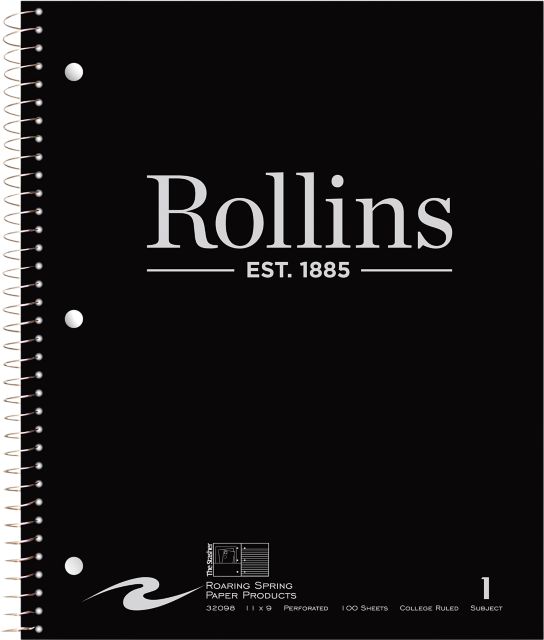 Rollins College Notebook 100-Sheet