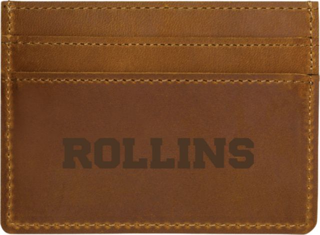 Rollins College Leather Card Holder