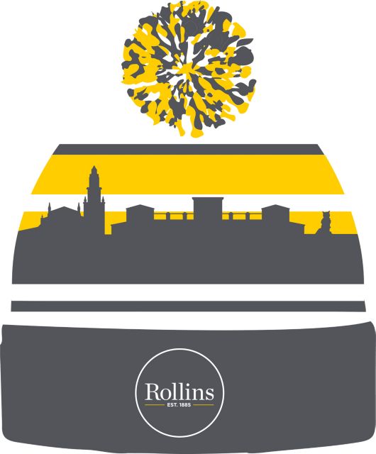 Rollins College Knit Pom Beanie