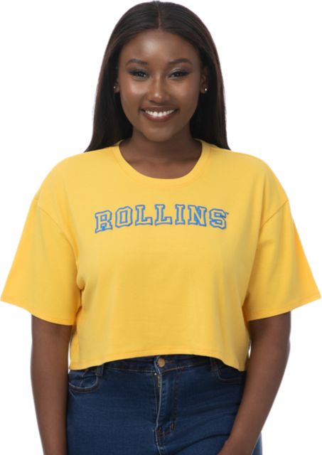 Rollins College Women's Boxy Crop Short Sleeve T-Shirt