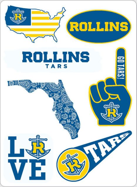 Rollins College 7.5'' x 7.5'' Sticker Sheet