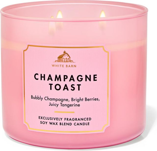 Champagne Toast Scented 3-Wick Candle