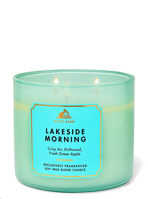 Lakeside Morning Scented 3-Wick Candle