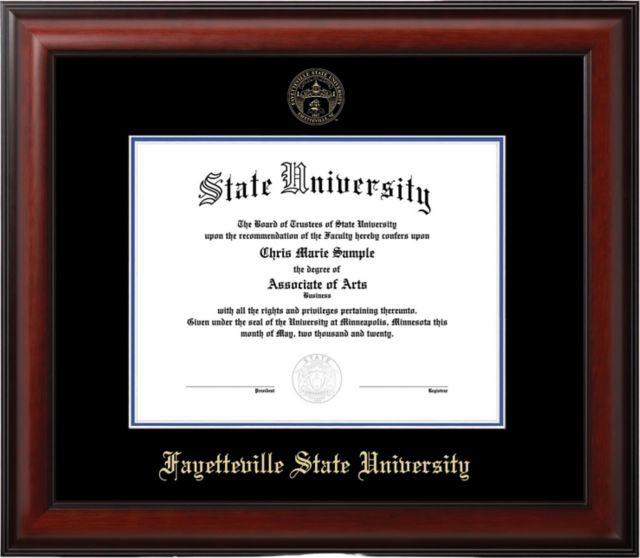Fayetteville State University 11 in. x 8.5 in. Diploma Frame
