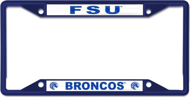 Fayetteville State University Broncos License Plate Frame