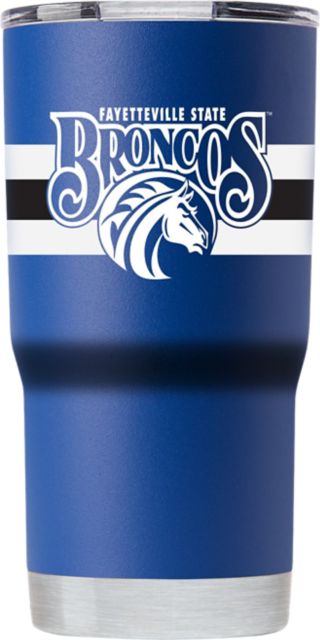 Fayetteville State University 20 oz. Vacuum Insulated Striped Tumbler
