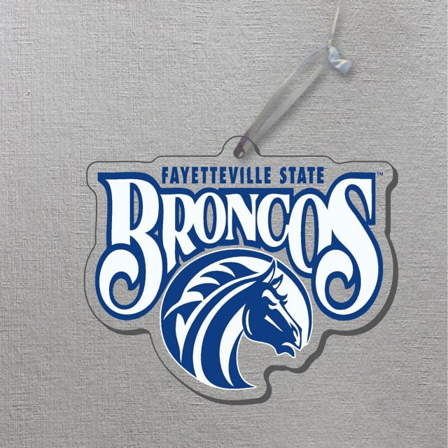 Fayetteville State University Broncos 3" x 4" Ornament