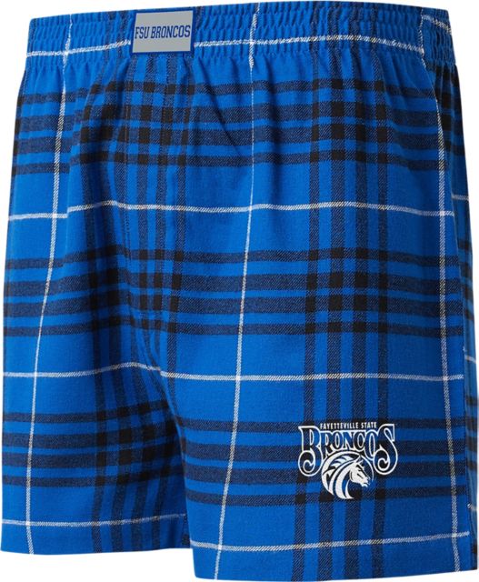 Fayetteville State University Broncos Flannel Boxer Shorts