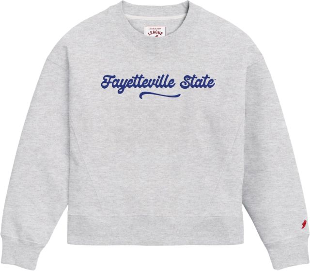 Fayetteville State University Broncos Women's Boxy Crewneck Sweatshirt