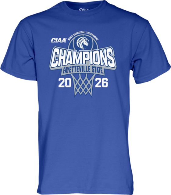 Fayetteville State University Men's Basketball 2026 CIAA Tournament Champions Short Sleeve T-Shirt