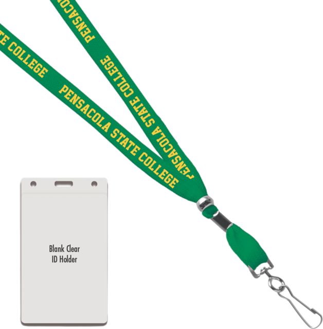 Pensacola State College Card Dispenser Lanyard