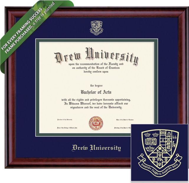 Drew University 8'' x 10'' Classic Diploma Frame