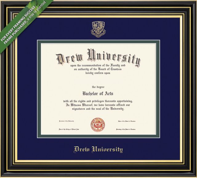 Drew University 8'' x 10'' Prestige Diploma Frame