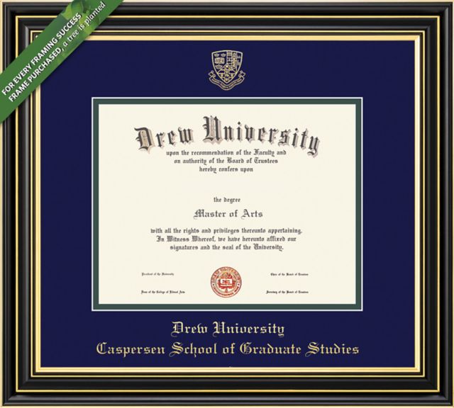 Drew University 8" x 10" Prestige Diploma Frame
