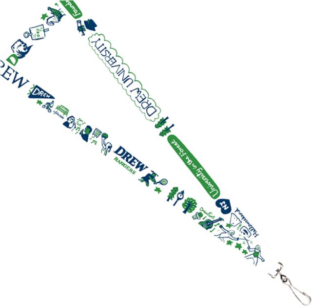Drew University Julia Gash 3-4'' Satin Lanyard